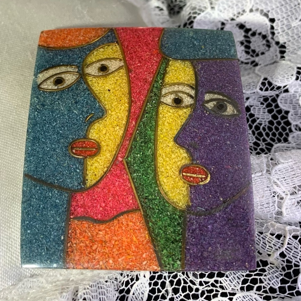 Lulu Frost Multicolor Artistic Brooch